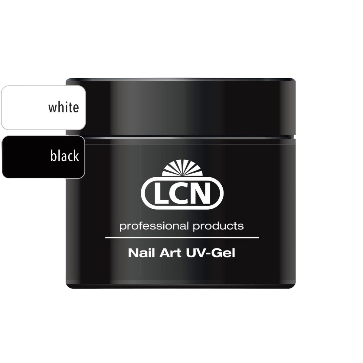 LCN Nail Art UV-Gel, 5 ml, Black